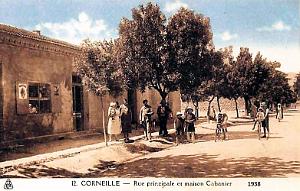 CORNEILLE - RUE PRINCIPALE  ET MAISON CABANIER - 1938